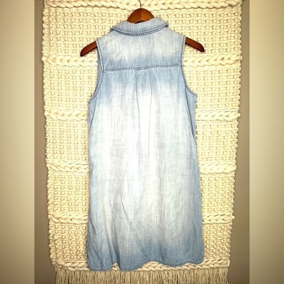 Anthropologie Cloth and Stone Chambray Sleeveless Dress - Picture 6 of 6